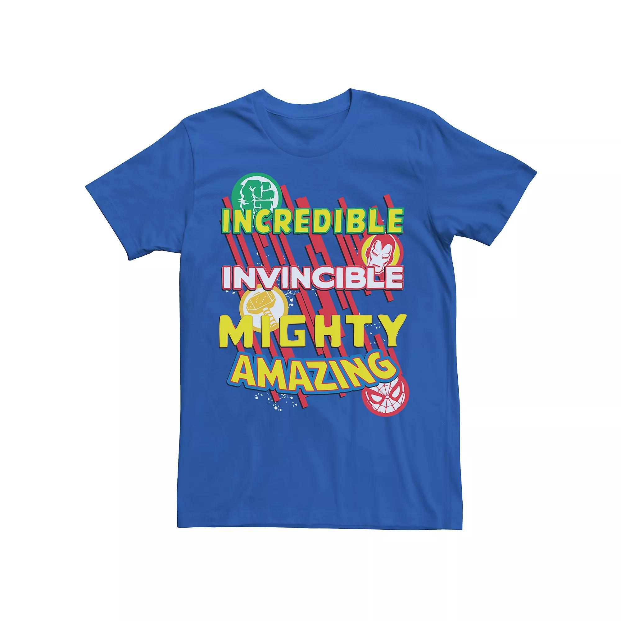 Men's Avengers Awesomeness Tee, Size: Small, Royal Product Image