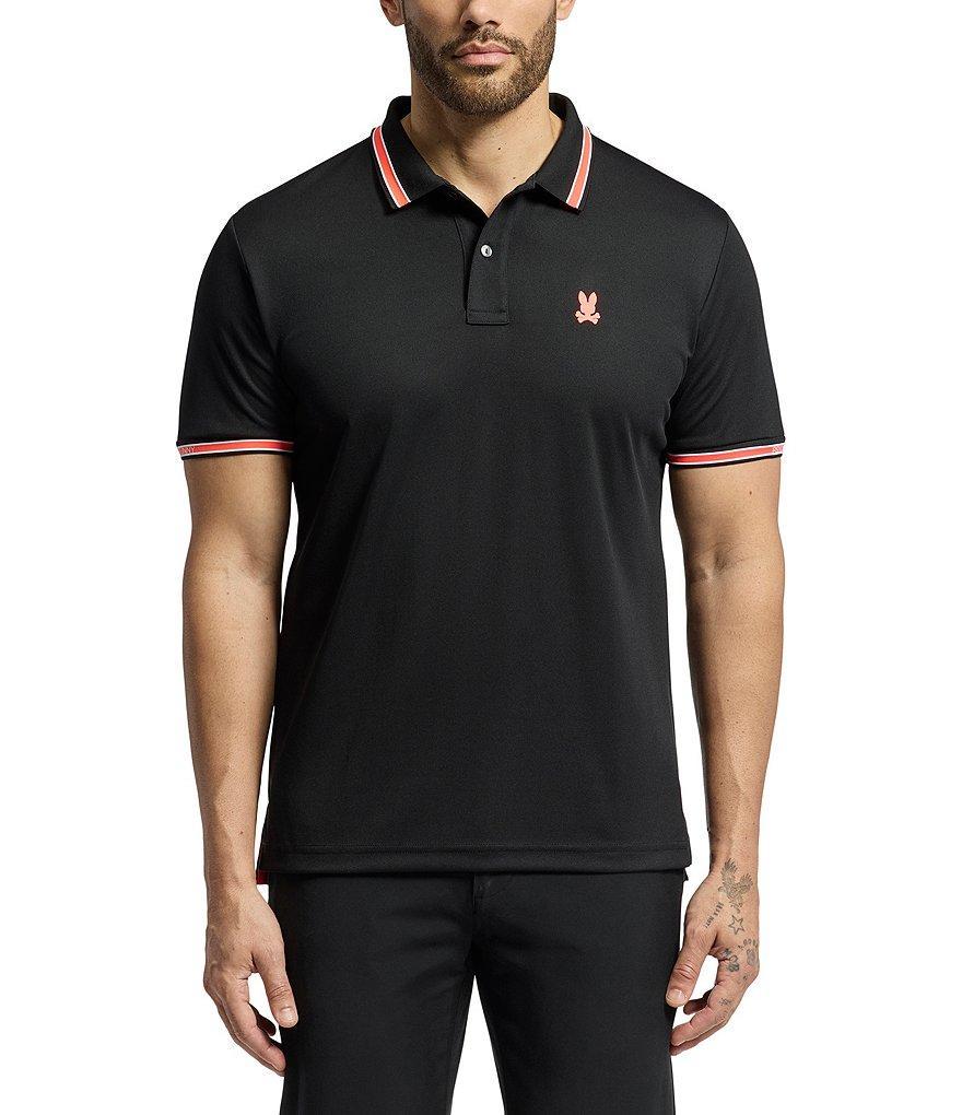 Psycho Bunny Forrest Sport Pique Short Sleeve Polo Shirt Product Image