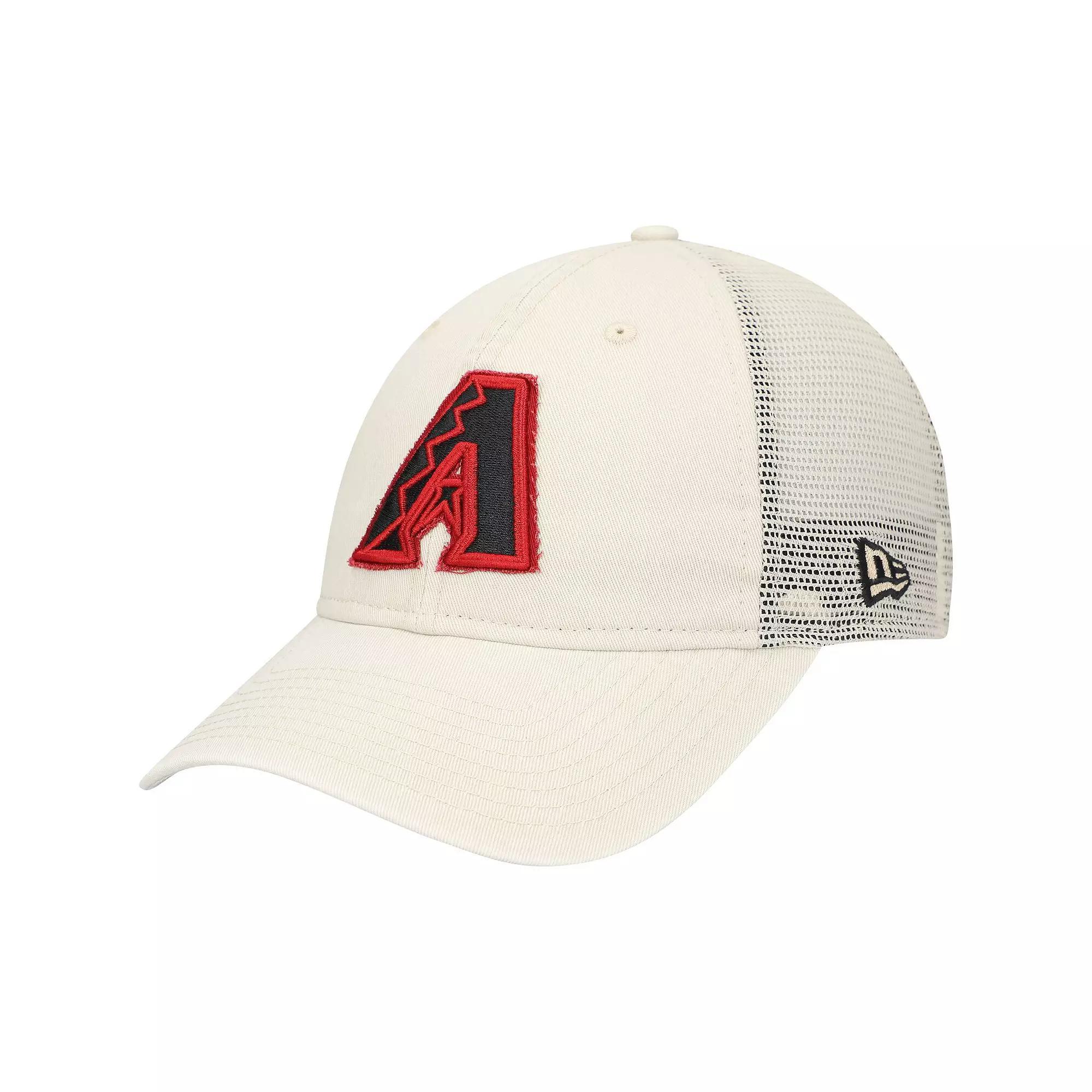 Men's New Era Stone Arizona Diamondbacks Game Day 9TWENTY Adjustable Trucker Hat, Team Product Image