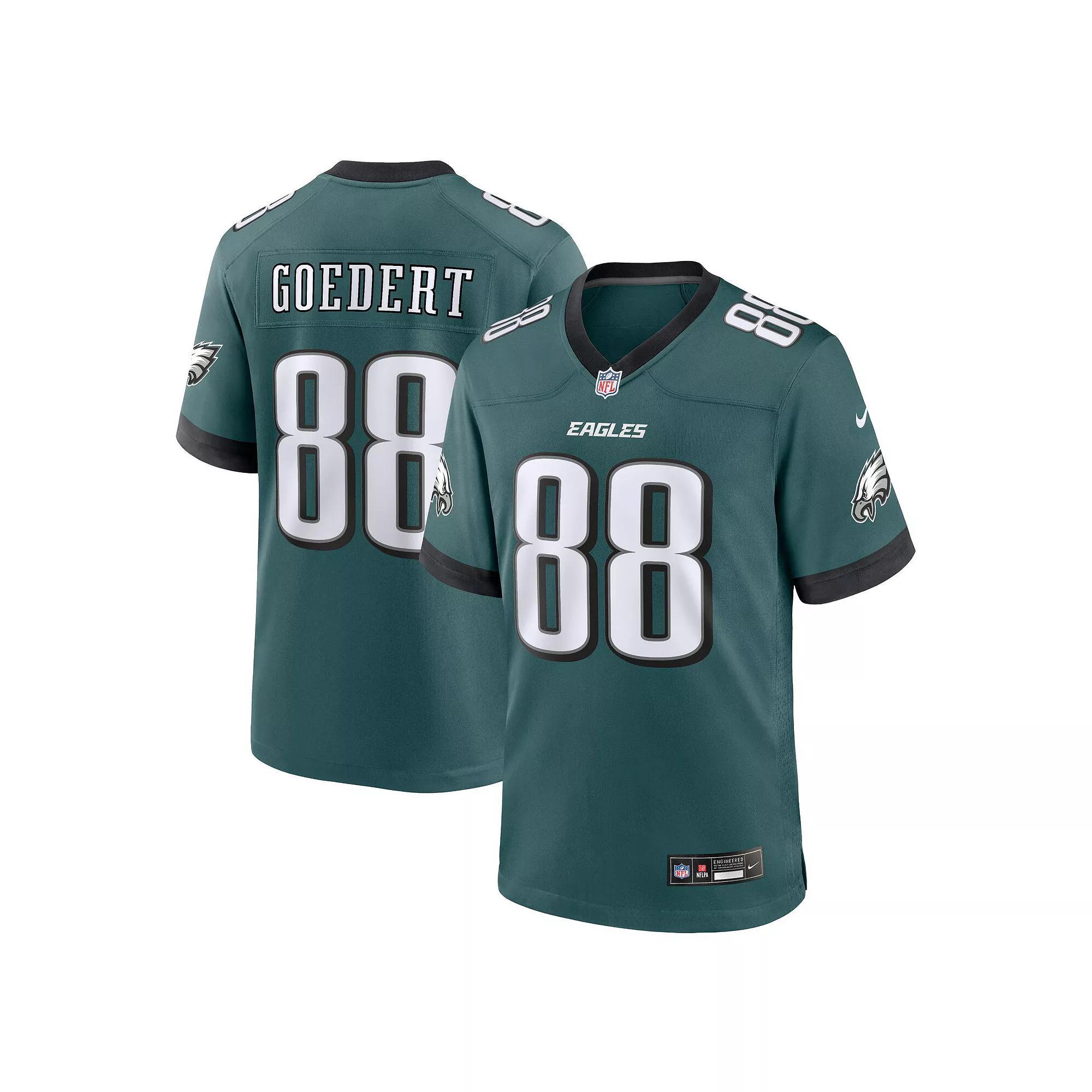 Men's Nike Dallas Goedert Midnight Green Philadelphia Eagles Team Game Jersey, Size: XL Product Image