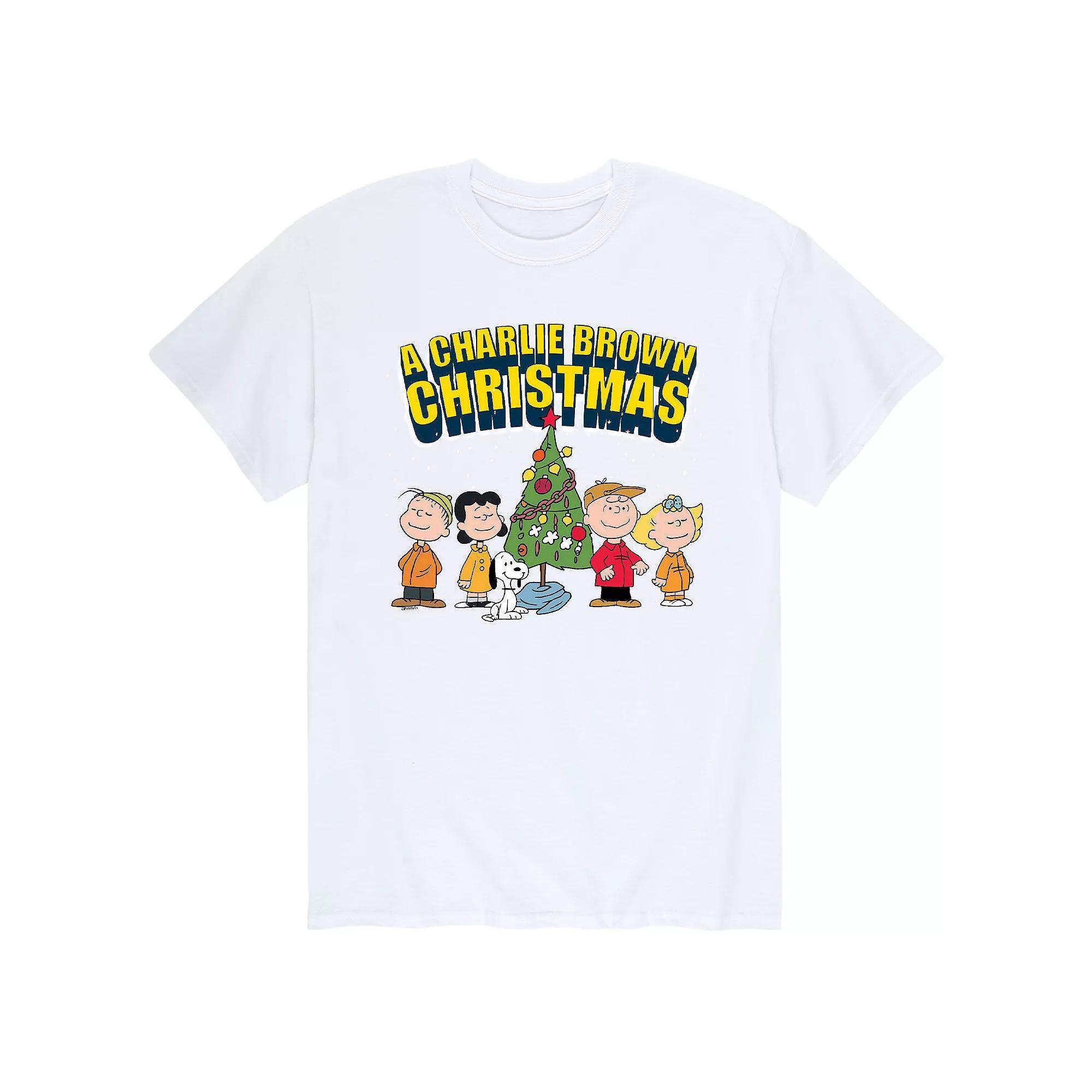 Men's Peanuts Christmas Special Tee, Size: Medium, White Product Image