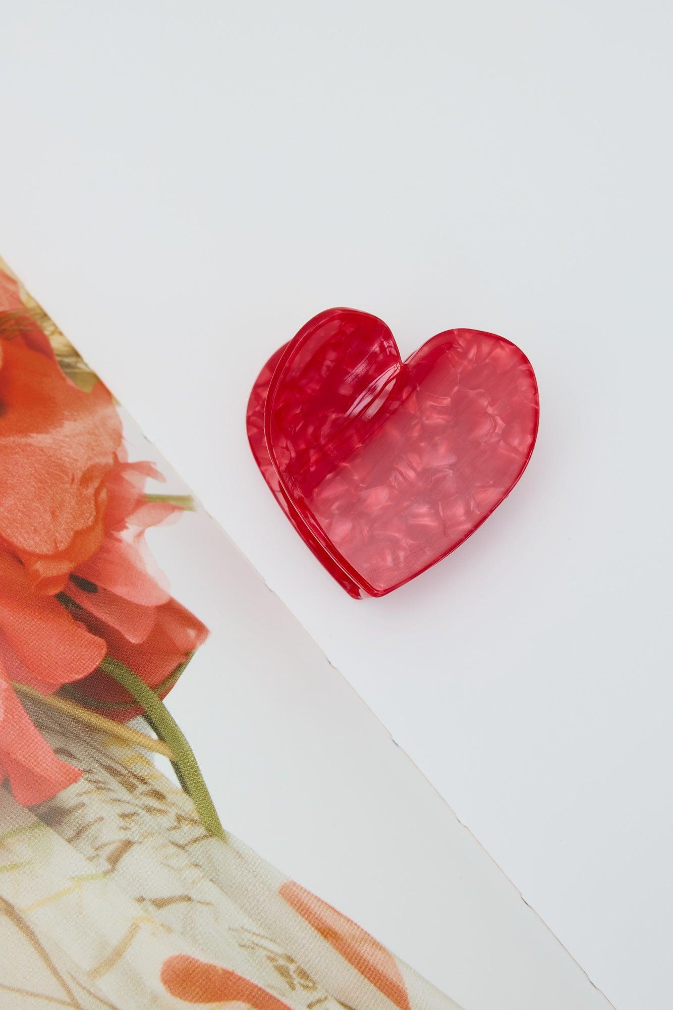Candy Love Hair Clip Large Red Product Image