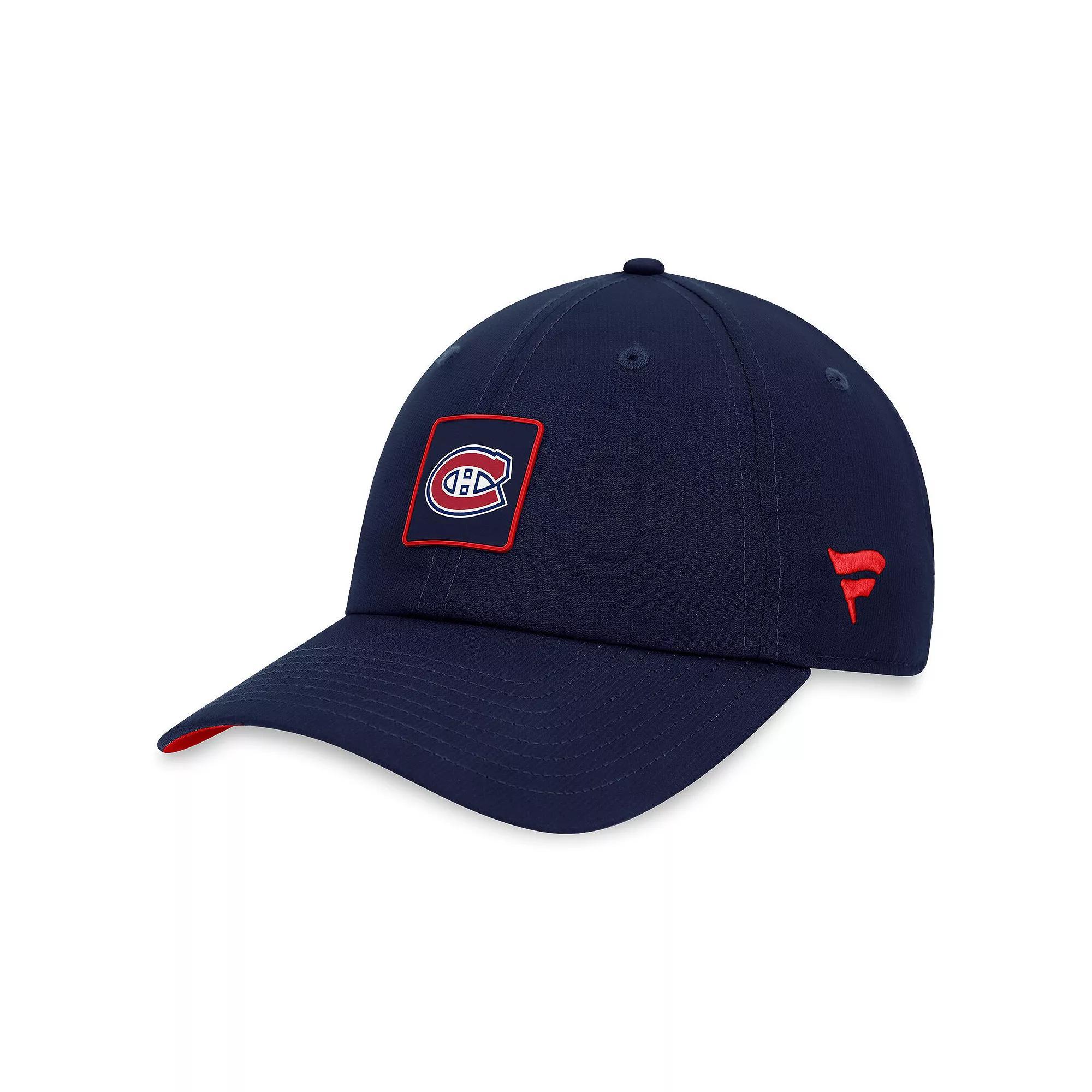 Men's Fanatics Branded  Navy Montreal Canadiens Authentic Pro Rink Adjustable Hat, Cnd Blue Product Image