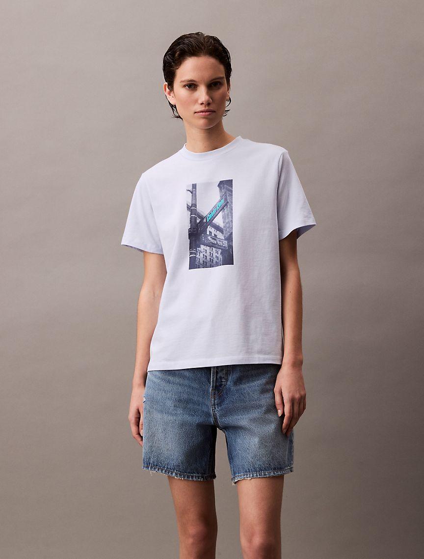 Street Sign Graphic Boxy T-Shirt Product Image