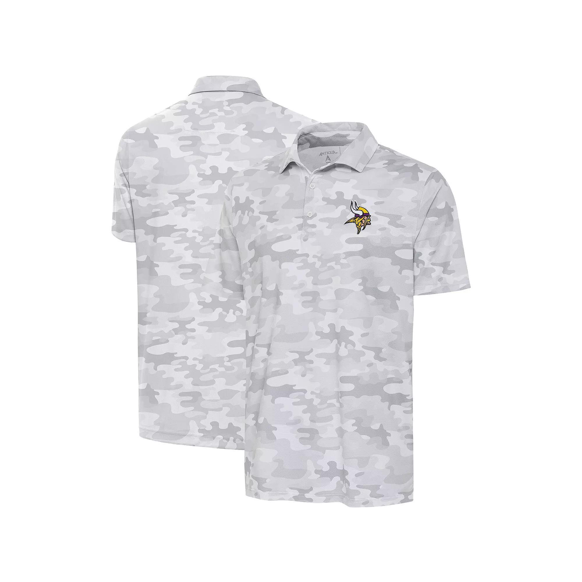 Men's Antigua White Minnesota Vikings Collide Polo, Size: XXL Product Image