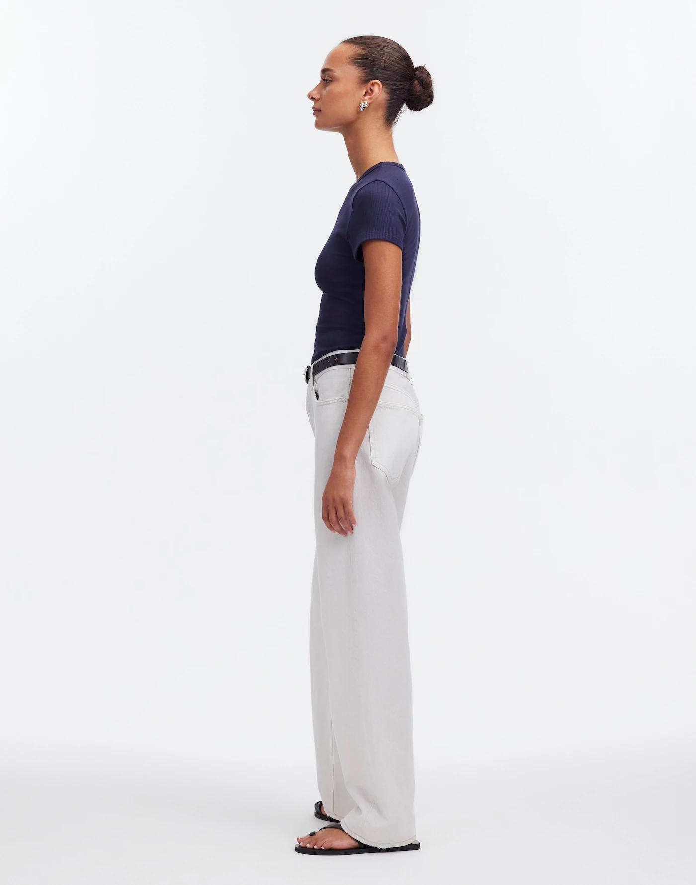 Low-Slung Straight Jeans Product Image