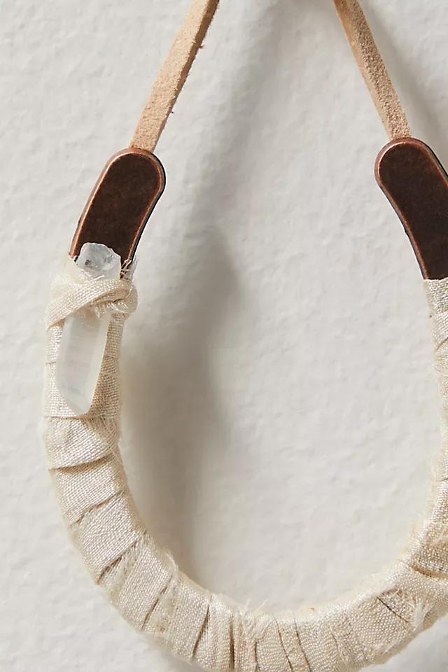 Mini Crystal Wrapped Horseshoe Ornament Product Image