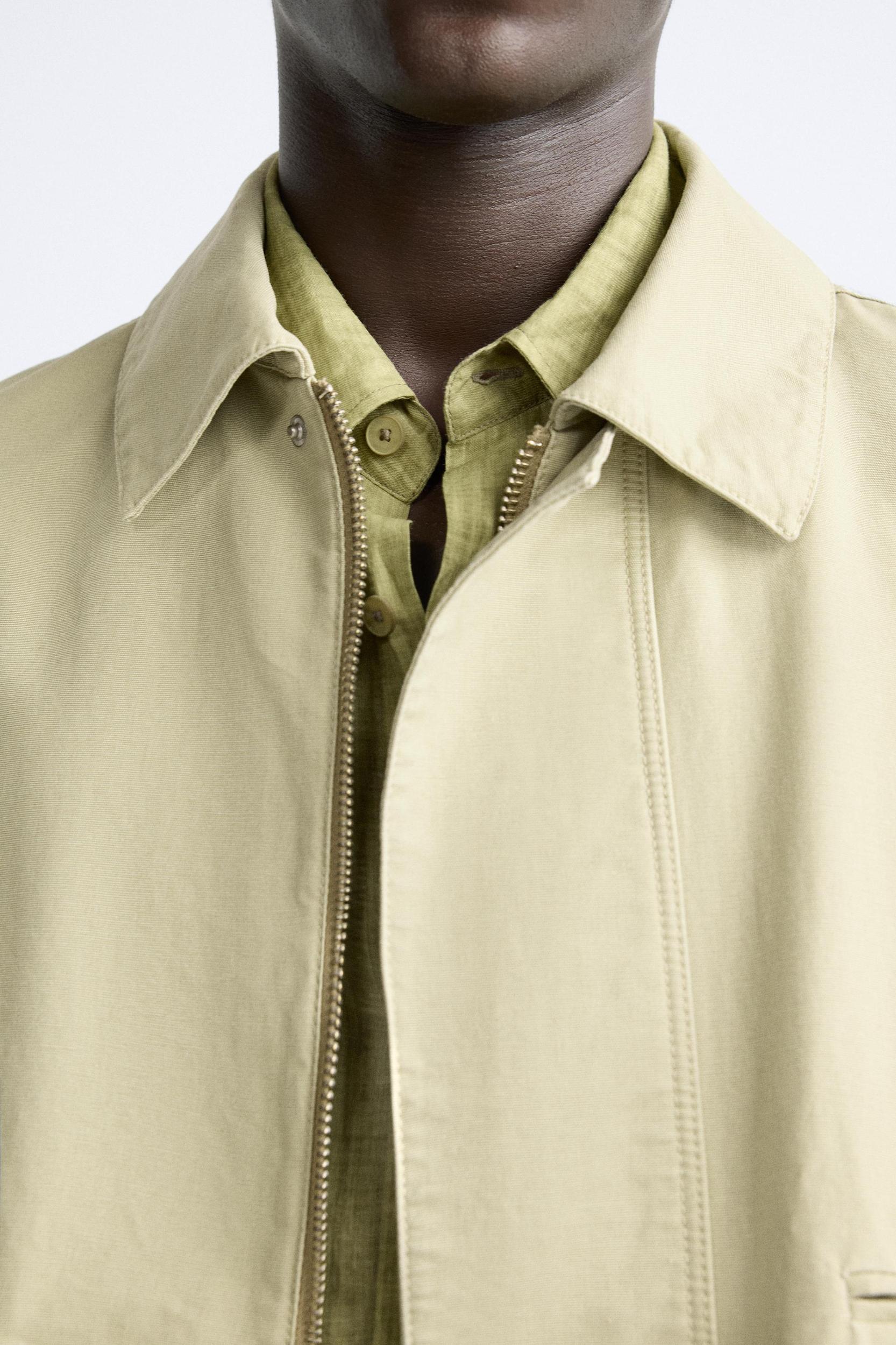CROPPED FIT POCKETED JACKET Product Image