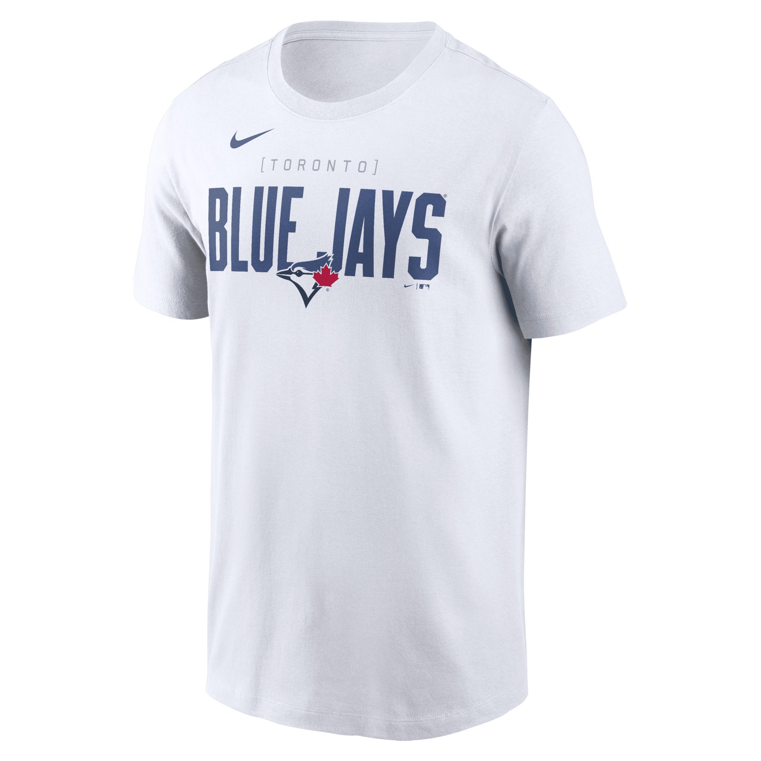 Men's Nike White Toronto Blue Jays Home Team Bracket Stack T-Shirt, Size: 2XL, Jay White Product Image