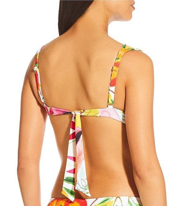 Antonio Melani Flamingos Underwire Bralette Swim Top Product Image
