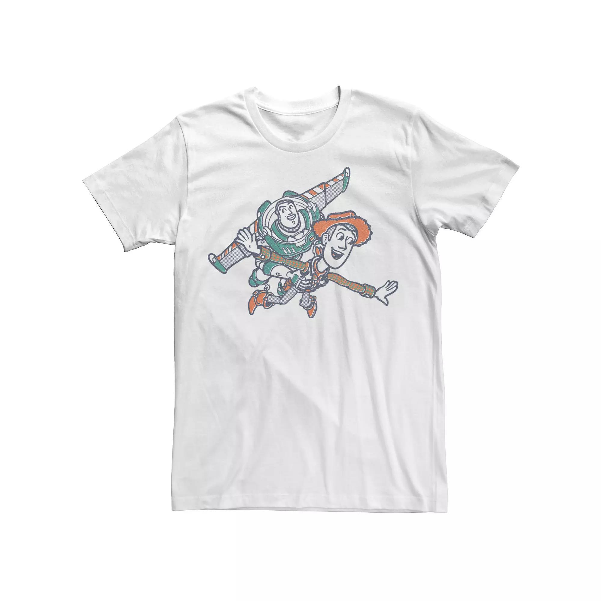 Big & Tall Disney / Pixar Toy Story To Infinity And Beyond Pocket Tee, Men's, Size: XXL Tall, White Product Image