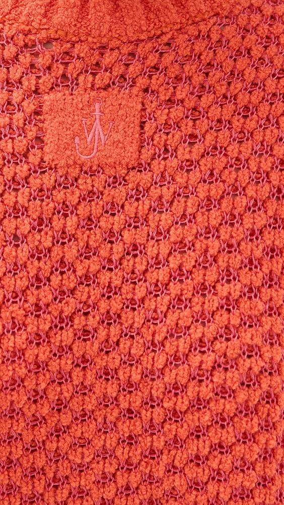 JW Anderson Cropped Open Stitch Sweater | Shopbop Product Image