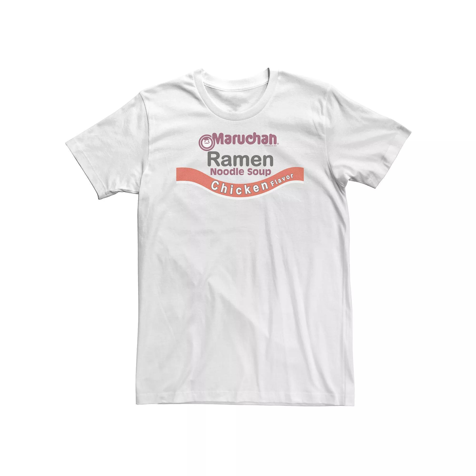 Big & Tall Maruchan Ramen Noodle Soup Chicken Flavor Logo Tee, Men's, Size: 5XL, White Product Image