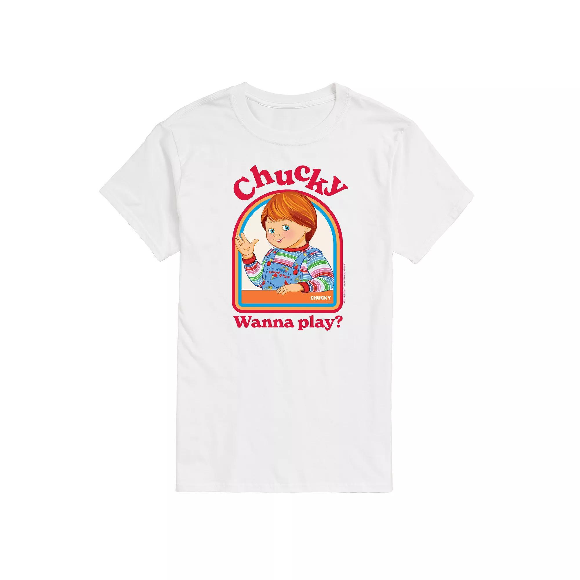 Mens Chucky Wanna Play Graphic Tee Product Image