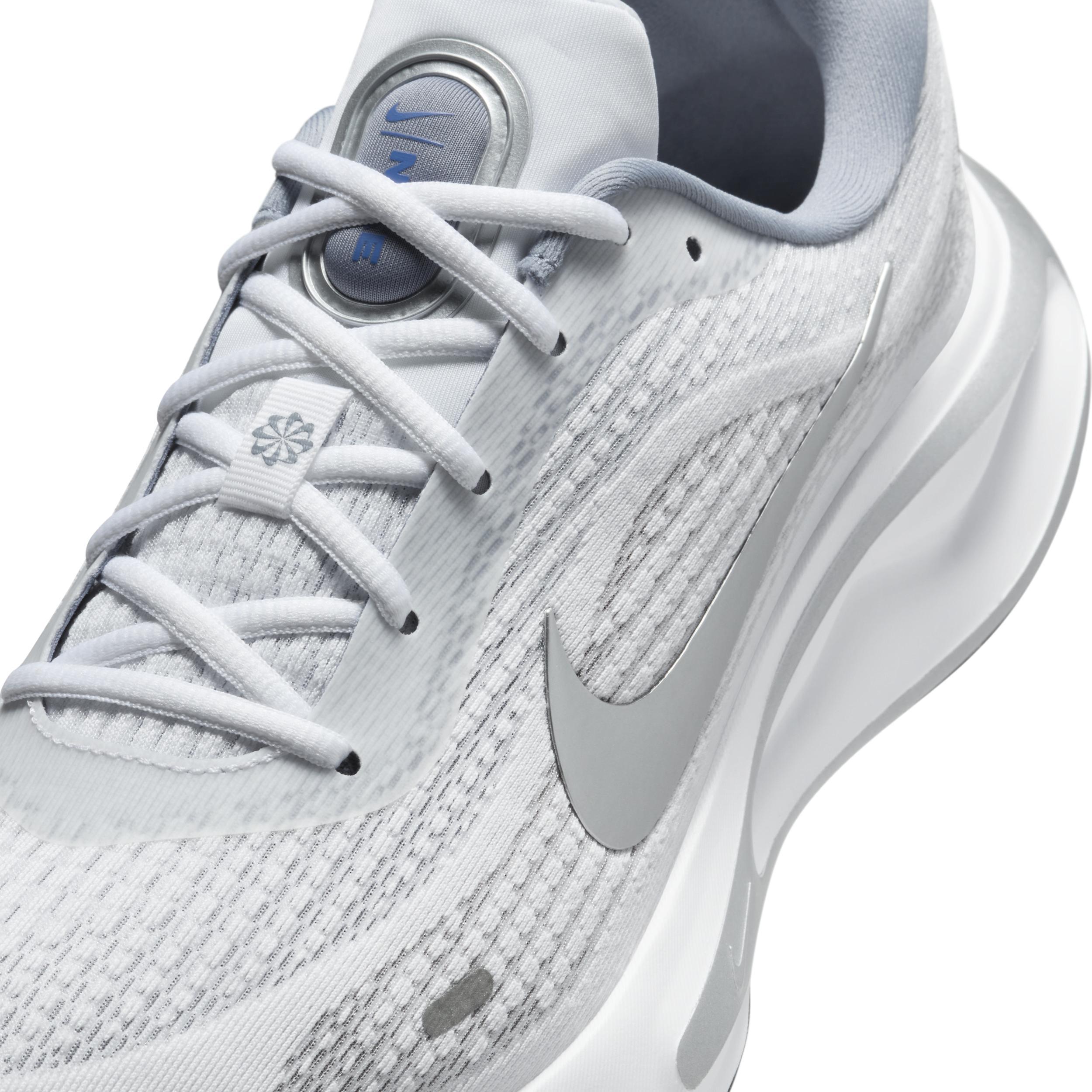 Nike Journey Run Men's Road Running Shoes, Size: 13, White Grey Silver Product Image