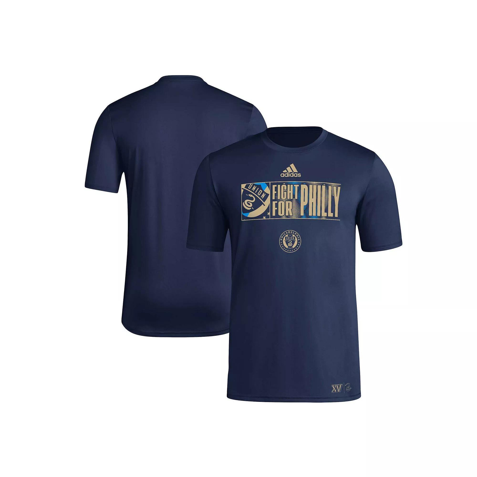 Mens adidas Navy Philadelphia Union 2024 Jersey Hook AEROREADY T-Shirt Uni Blue Product Image
