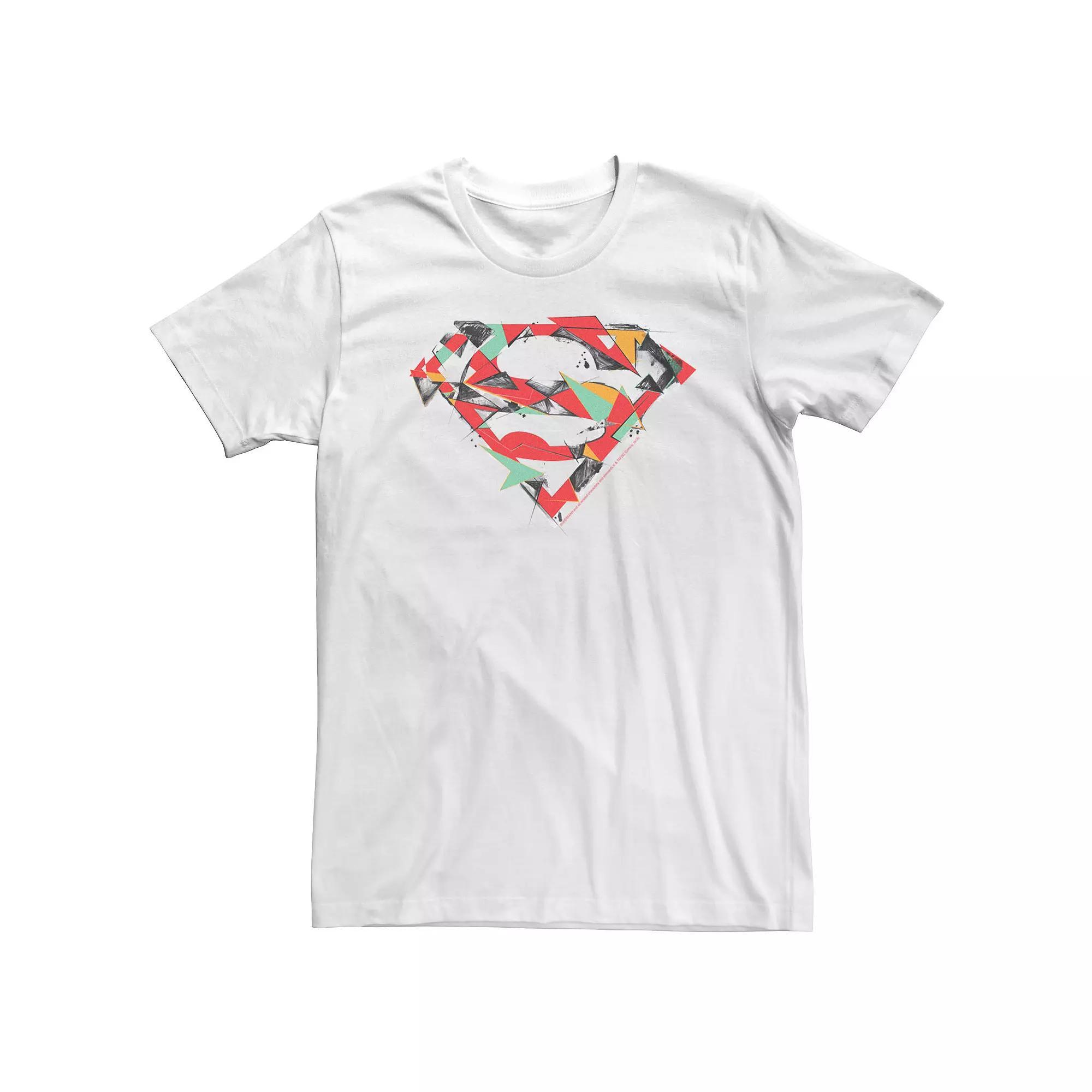 Big & Tall DC Comics Superman Polygon Chest Logo Tee, Mens Product Image