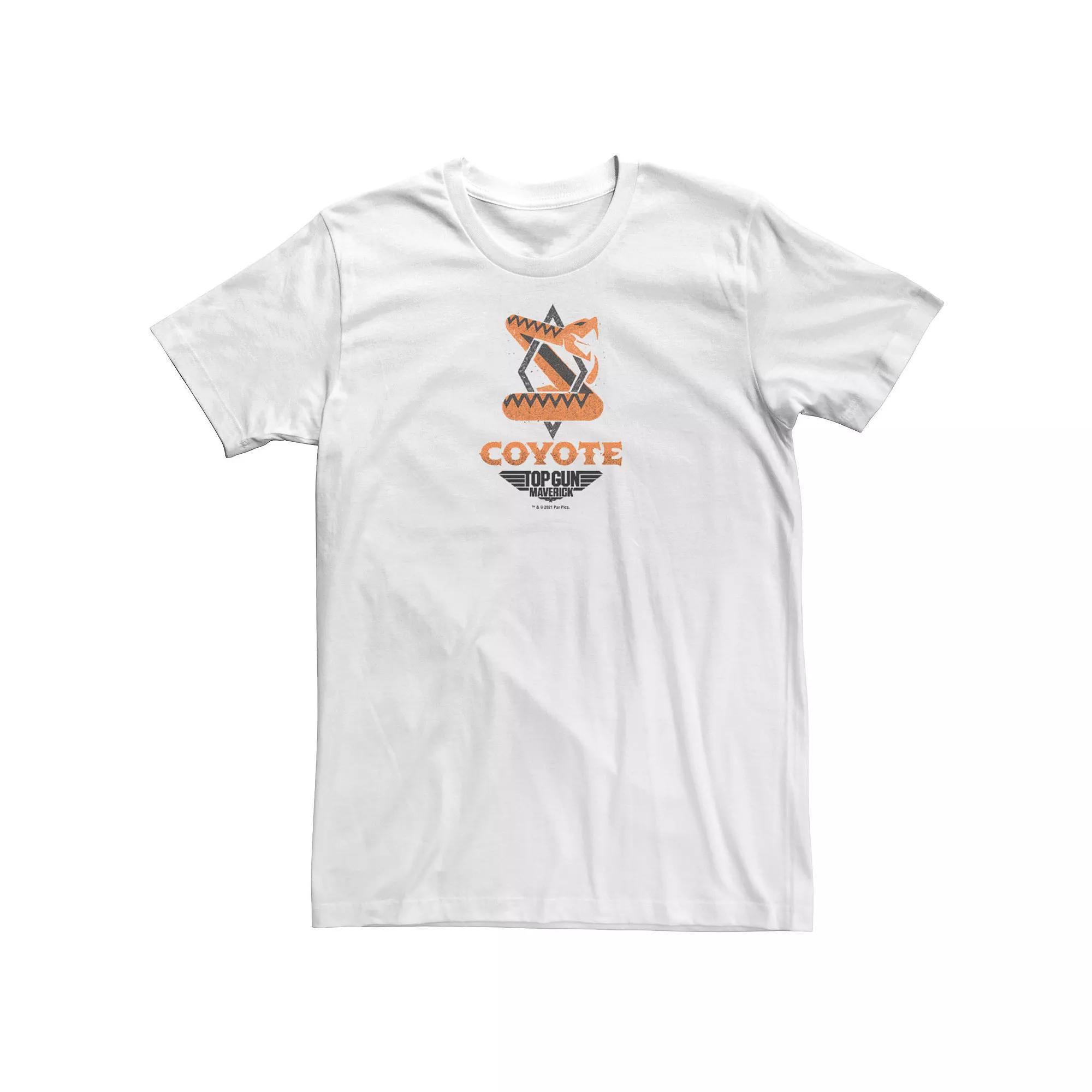 Big & Tall Top Gun Maverick Pocket Coyote Patch Tee, Men's, Size: 5XL, White Product Image