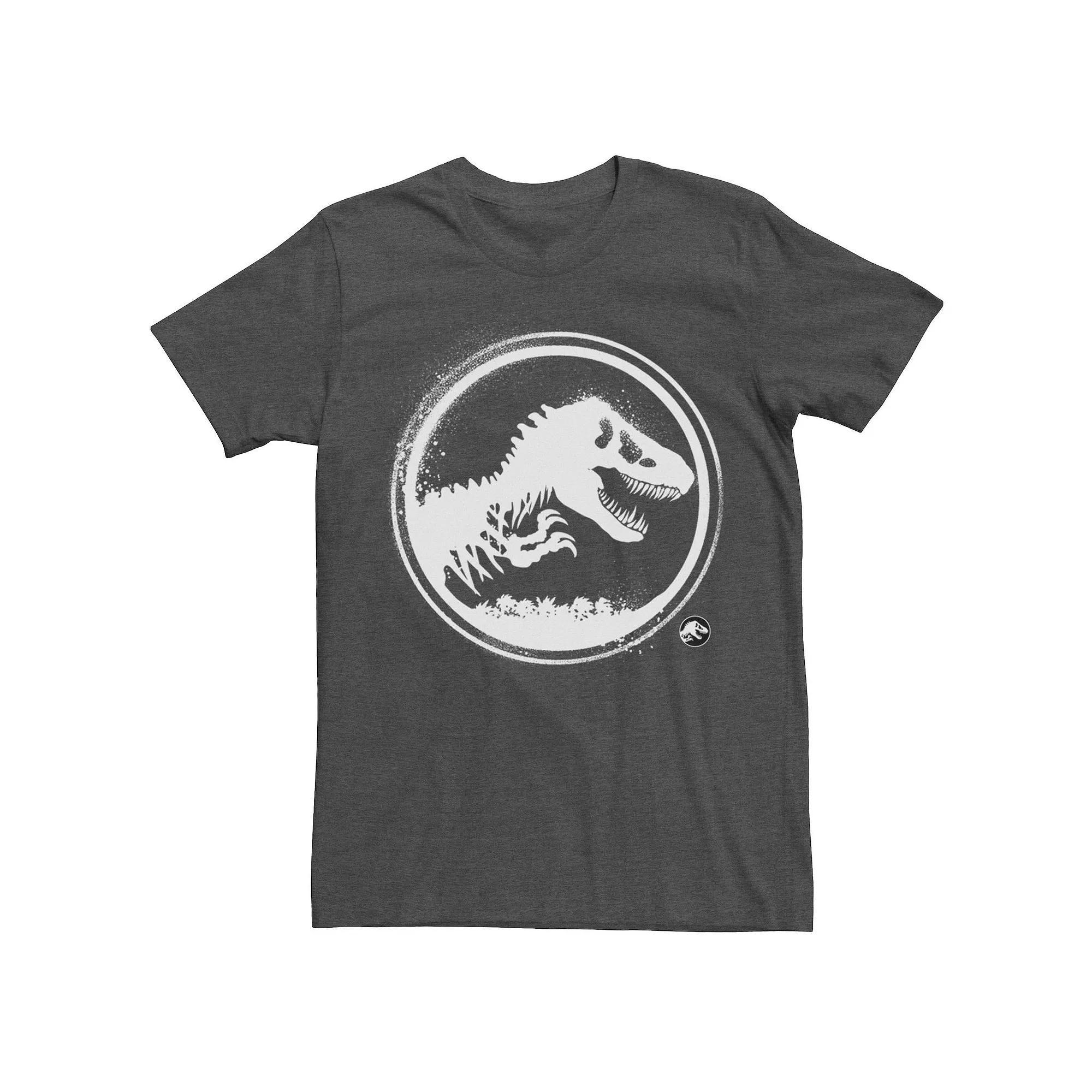 Men's Jurassic World: Fallen Kingdom Paint Splatter Logo Tee, Size: Small, Grey Product Image
