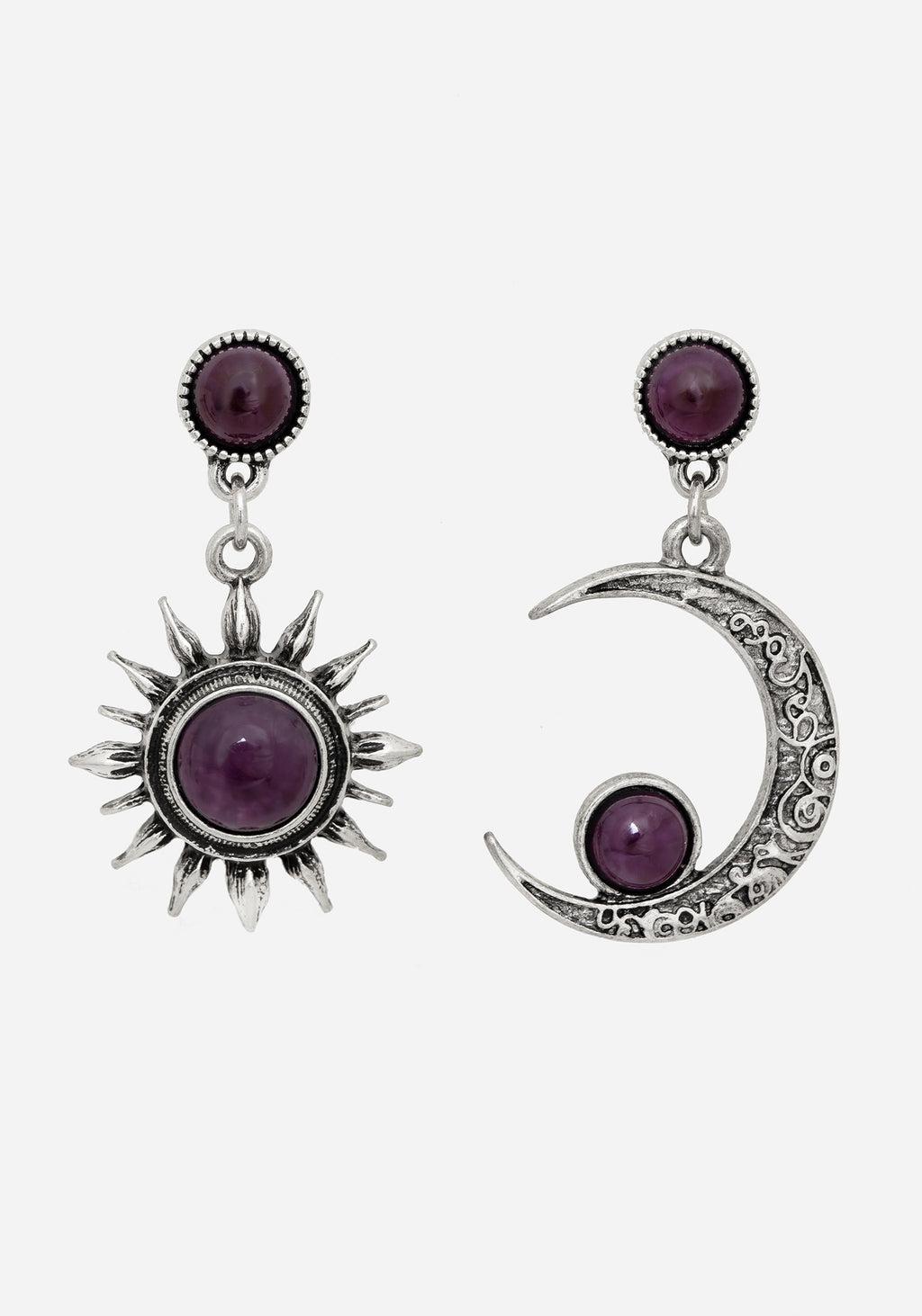 Eclipse Gem Drop Earrings Product Image