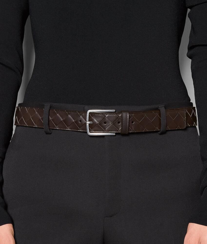 Men's Intrecciato Belt in Fondant Product Image
