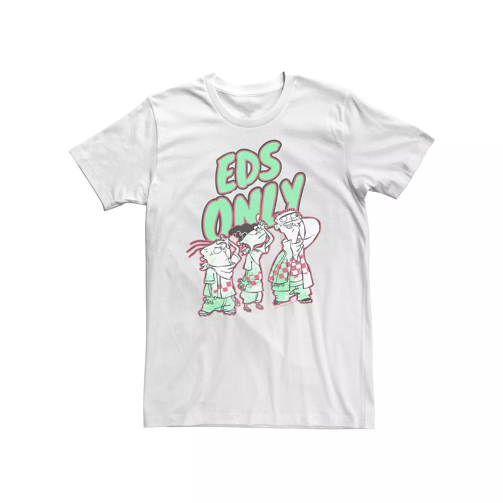 Big & Tall Ed, Edd & Eddy Eds Only Portrait Tee, Men's, Size: XXL Tall, White Product Image