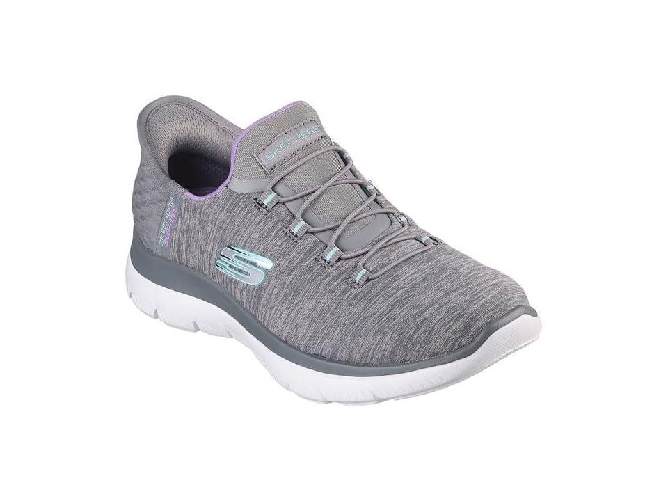 Skechers Hands Free Slip-ins® Summits Dazzling Haze Women's Sneakers, Size: 5 Wide, Navy Purple Product Image