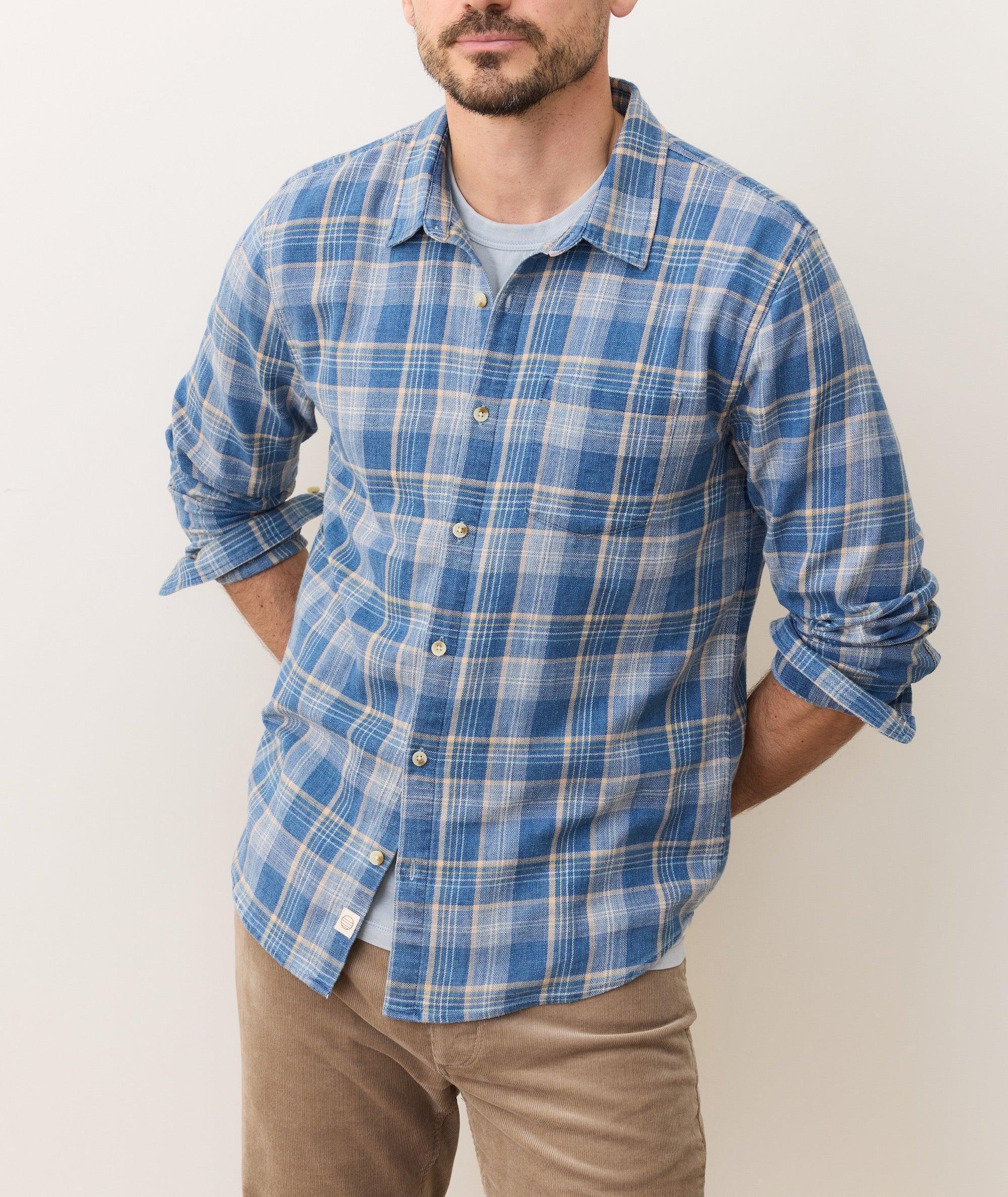 Stretch Selvage Long Sleeve Shirt Product Image