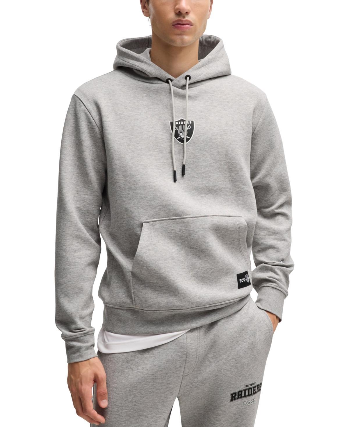 Unisex Hugo Boss Heather Gray Los Angeles Rams Woodson Tri-Blend Hoodie, Adult Unisex, Size: XL, Grey Product Image