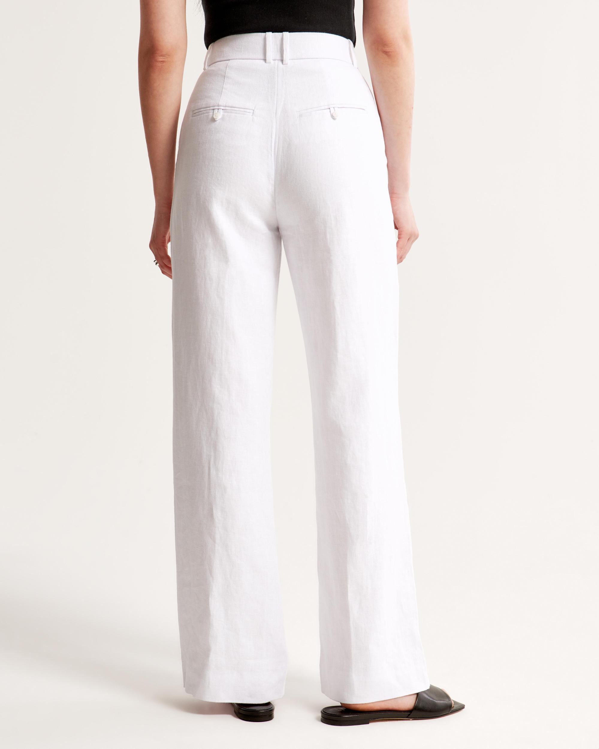 A&F Sloane Tailored Premium Linen Pant Product Image