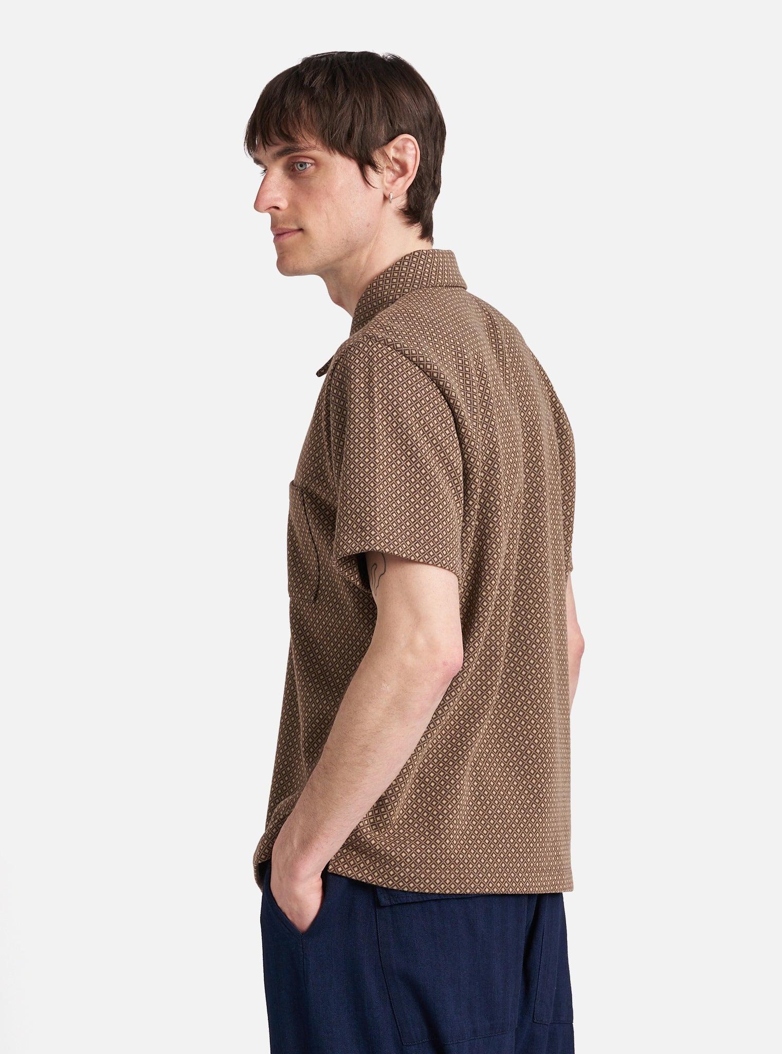 Brown Argyll Jersey Newlyn Polo Product Image