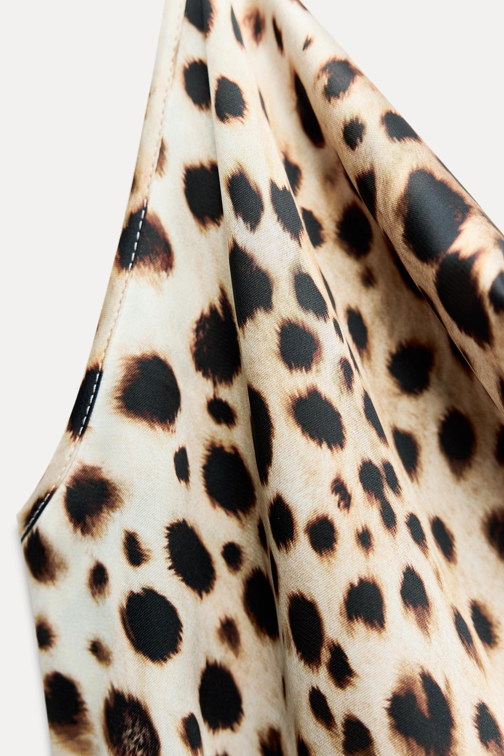 ANIMAL PRINT PAJAMA PANTS ZW COLLECTION Product Image
