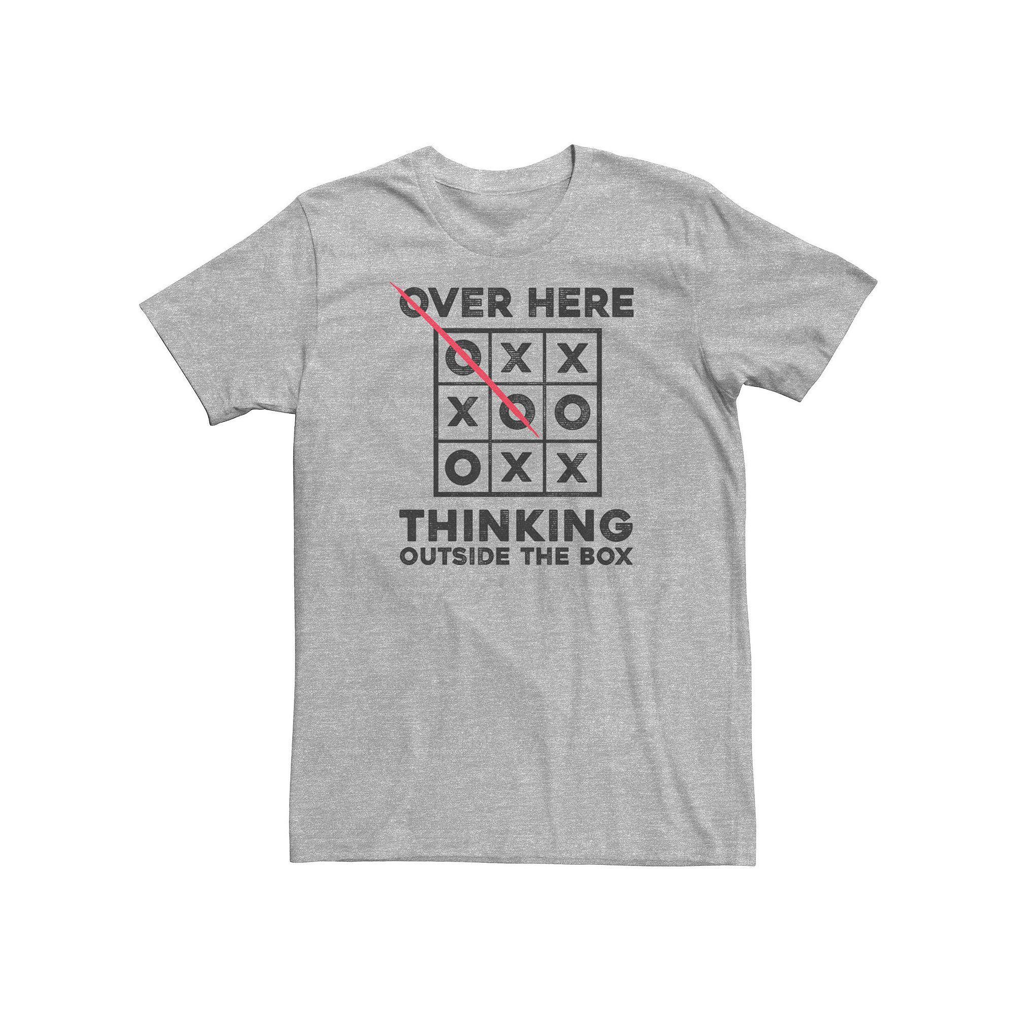 Men's Thinking Outside The Box Tee, Size: XL, Athletic Grey Product Image