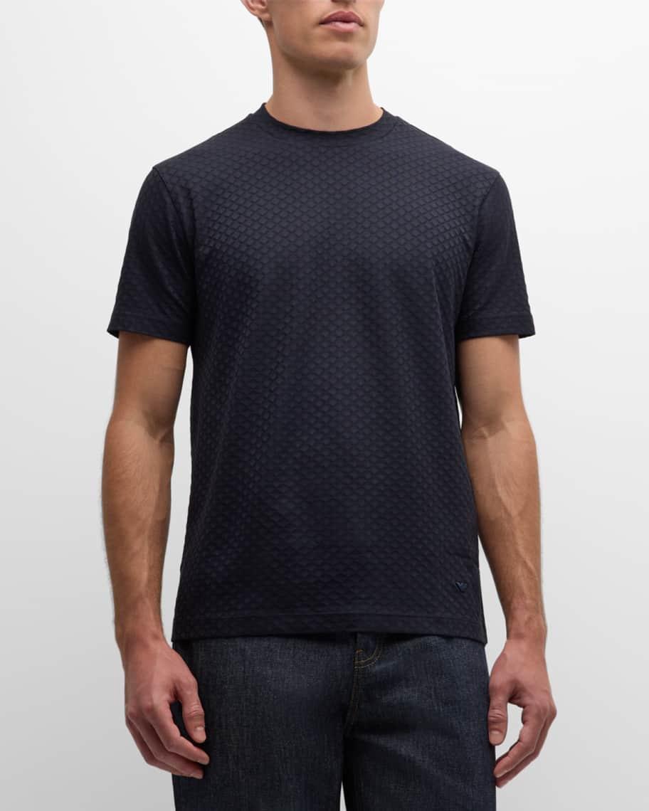 Men's Cotton Tonal Diamond Crewneck T-Shirt Product Image