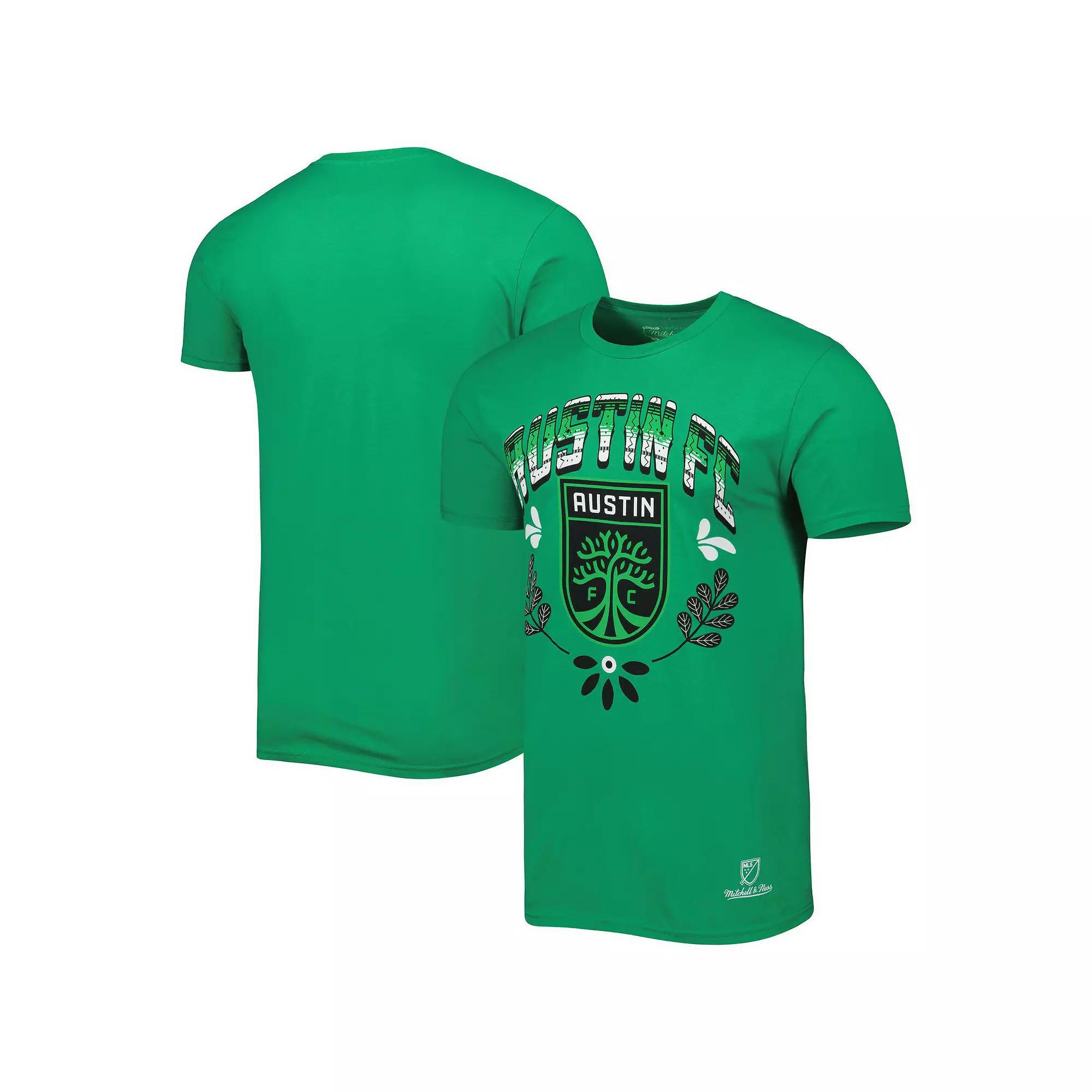 Men's Mitchell & Ness Green Austin FC Serape T-Shirt, Size: XL, Afc Green Product Image