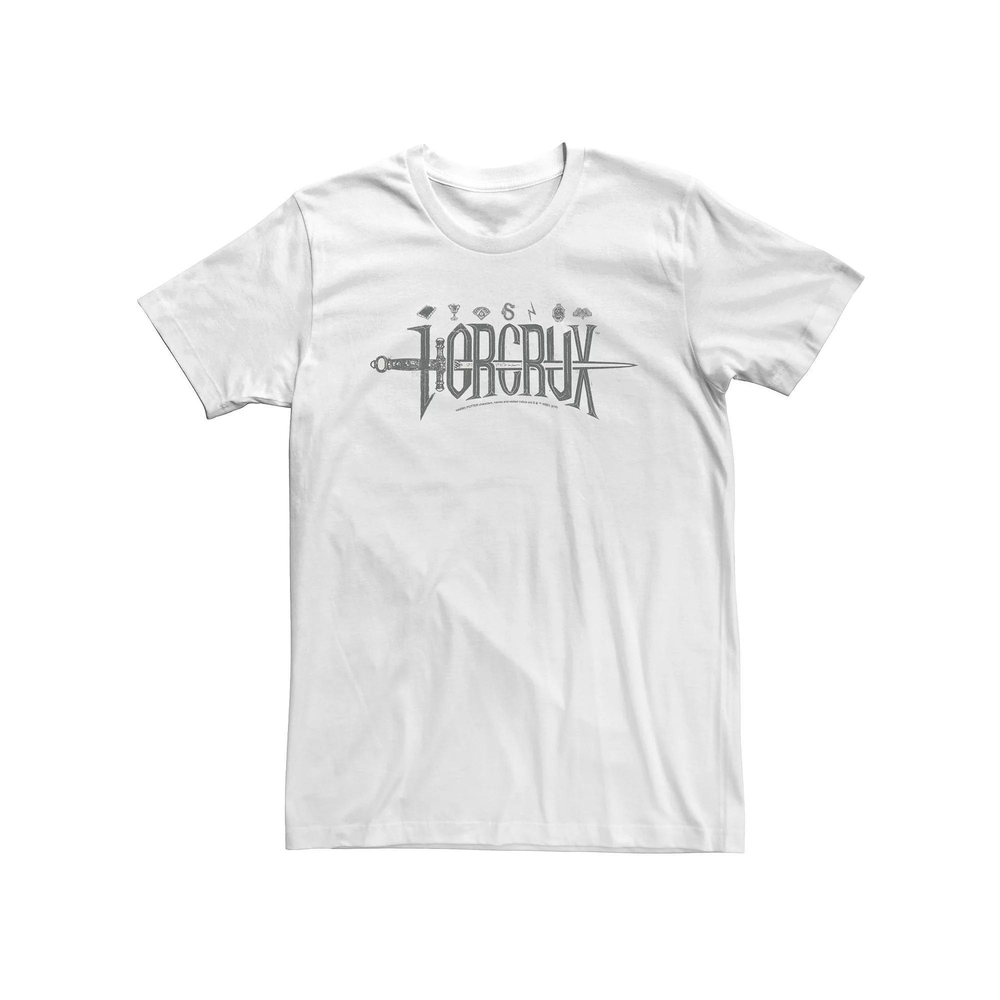 Big & Tall Harry Potter Seven Horcrux Symbols Tee, Men's, Size: 5XL, White Product Image