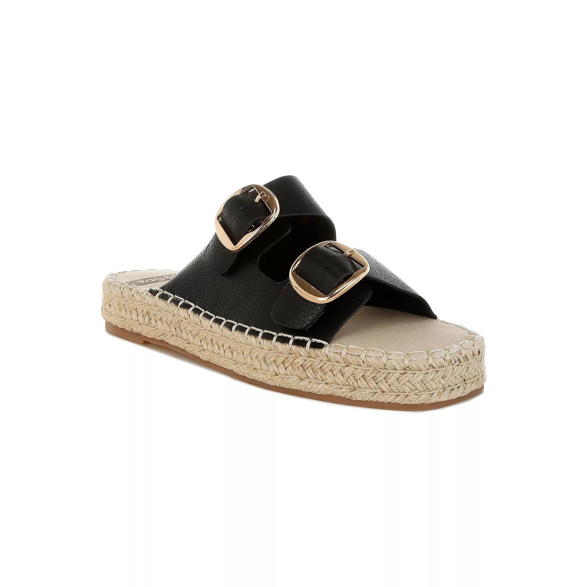 Rag & Co Palala Women's Sandals, Size: 10, Black Product Image