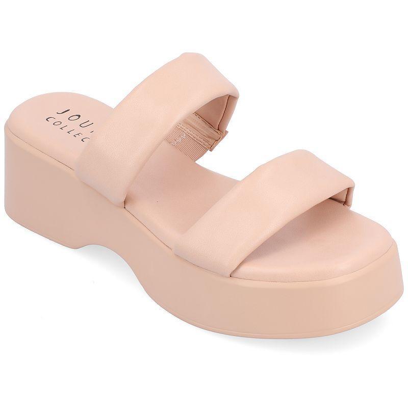 Journee Veradie Tru Comfort Foam Womens Slide Platform Sandals Product Image