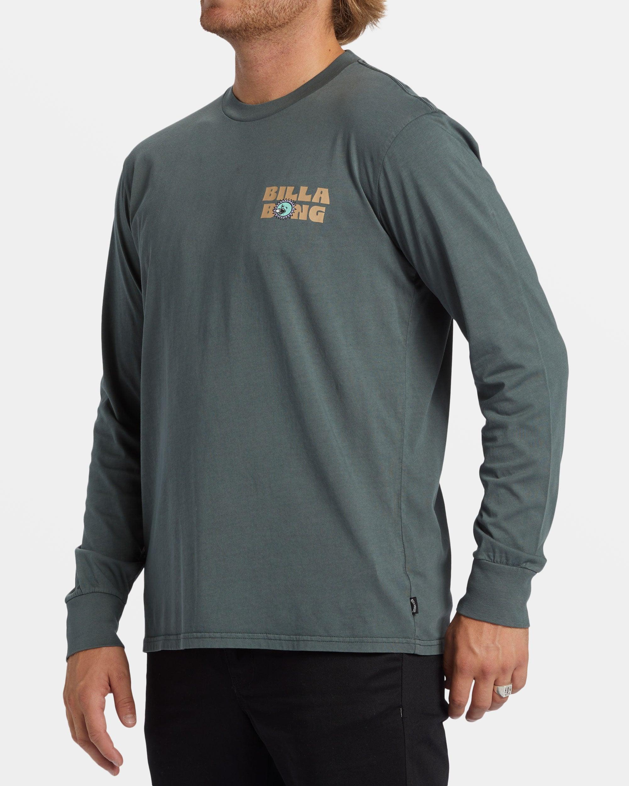Relax Long Sleeve T-shirt - Slate Green Male Product Image