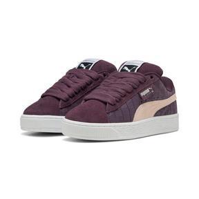 PUMA Suede XL Elevated Womens Sneakers in Midnight Plum/White Product Image