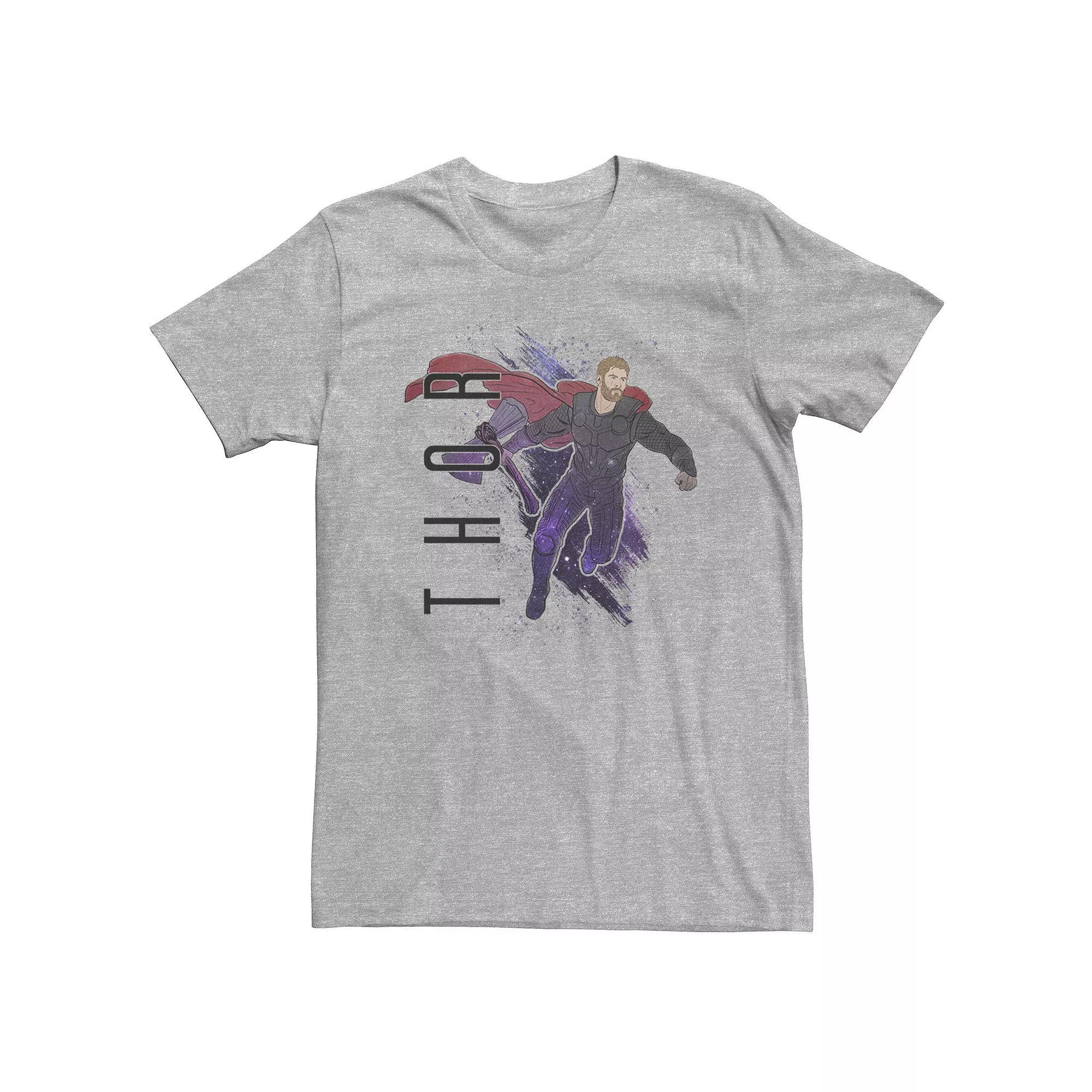 Big & Tall Jurassic Park Velociraptor Tears Through Graphic Tee, Mens Athletic Grey Product Image
