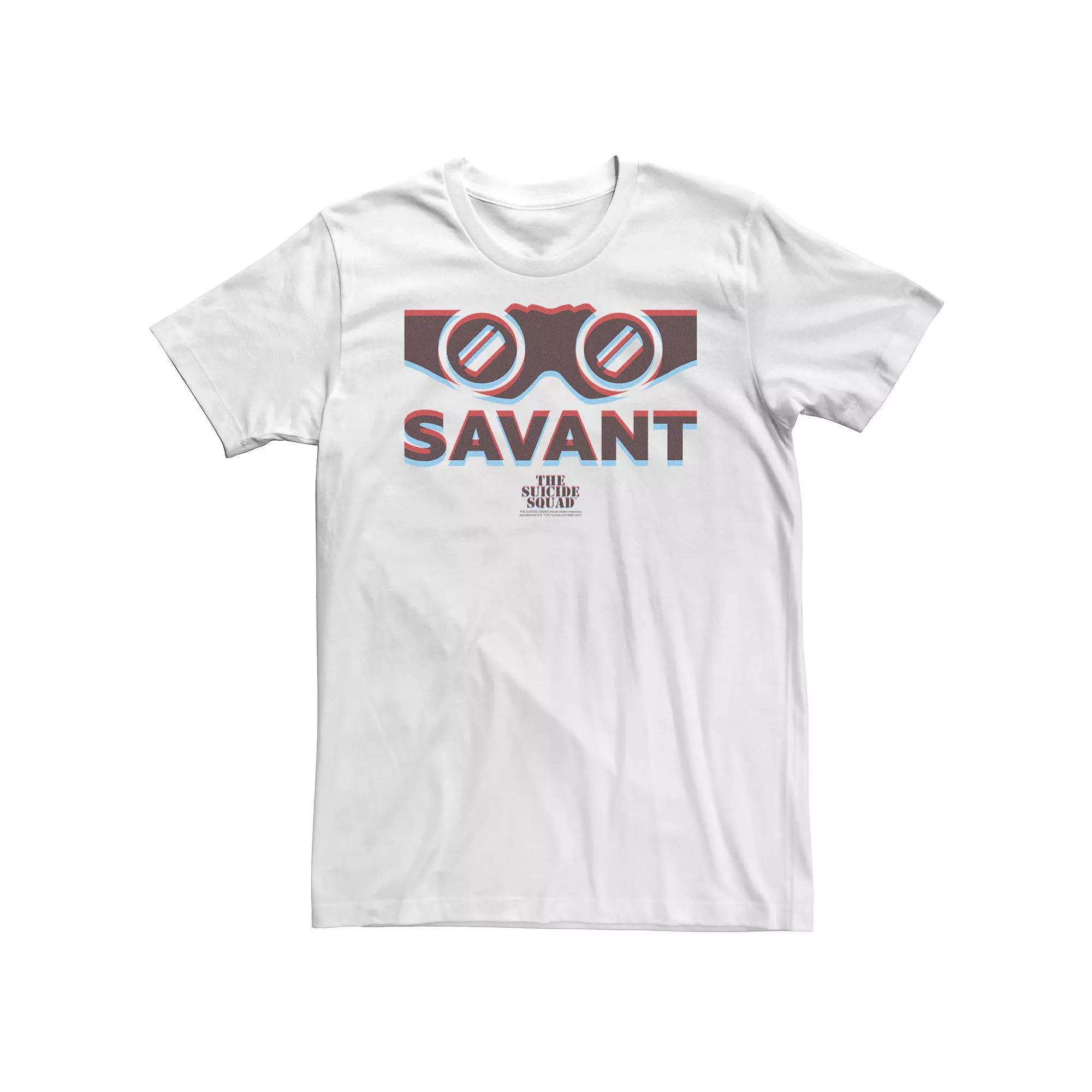Big & Tall DC Comics The Suicide Squad Savant Goggles Tee, Men's, Size: 3XL Tall, White Product Image