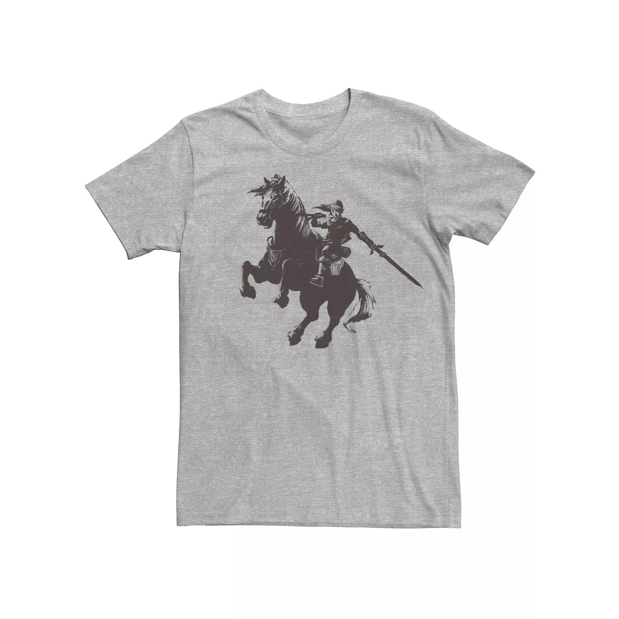 Men's Legend of Zelda Epona Tee, Size: XXL, Athletic Grey Product Image