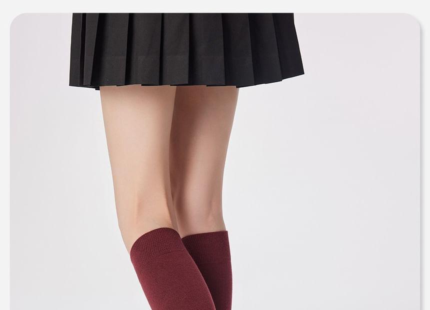 Plain Tall Socks Product Image
