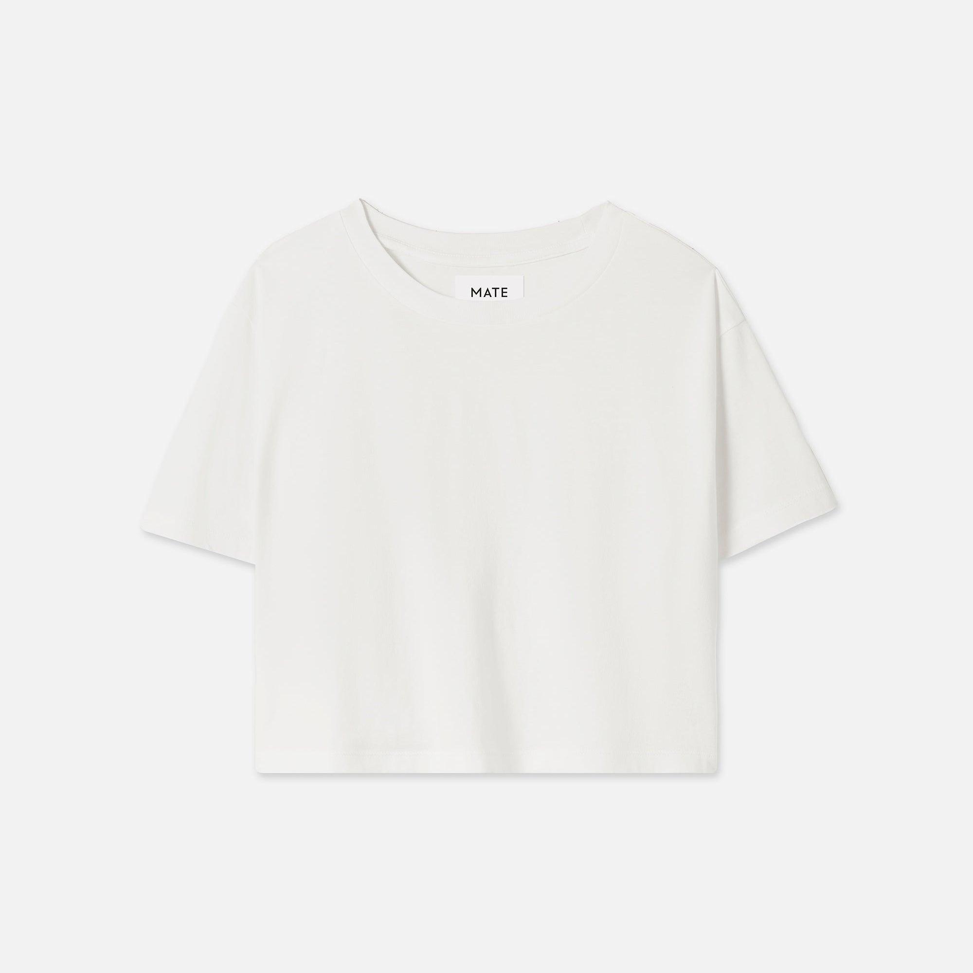 Organic Cotton Relaxed Crop Tee Female Product Image