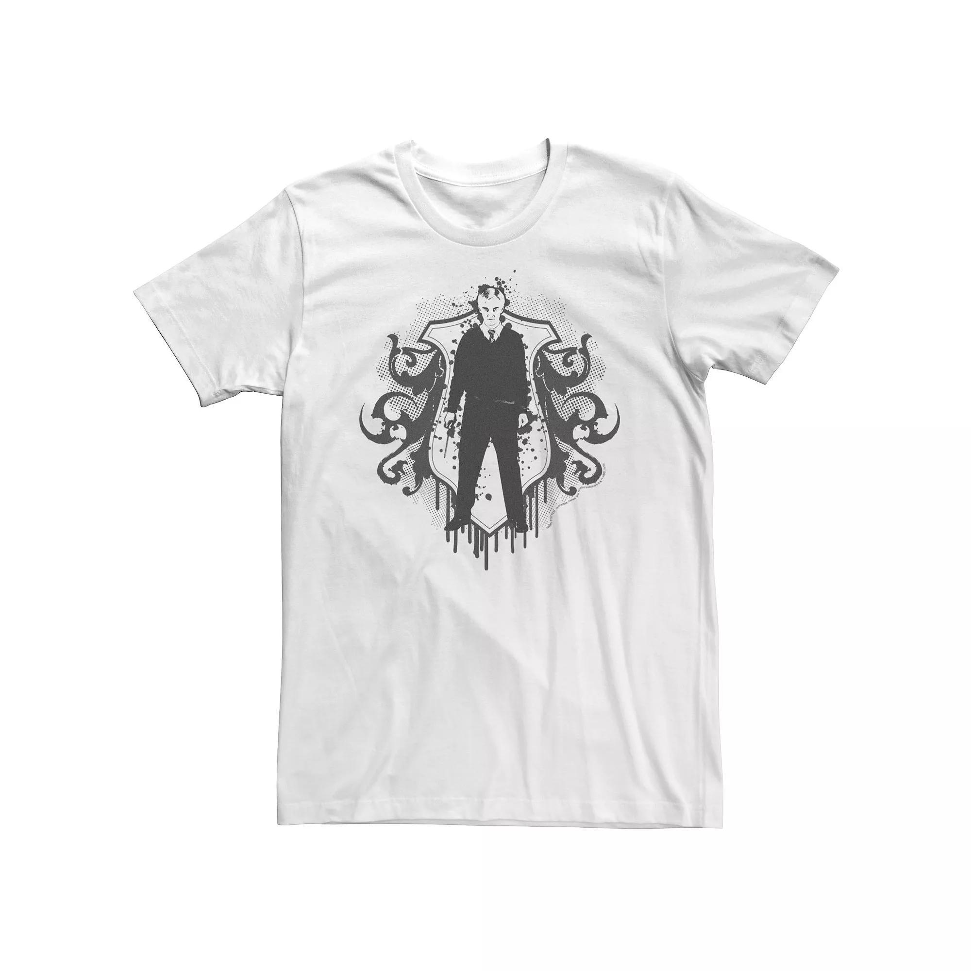 Big & Tall Harry Potter Draco Malfoy Dripping Portrait Tee, Men's, Size: 3XL, White Product Image