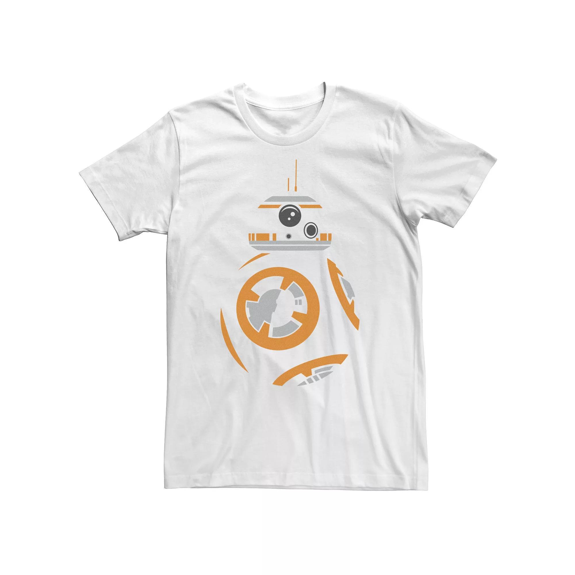 Big & Tall Star Wars The Force Awakens BB-8 Cartoon Portrait Tee, Men's, Size: XLT, White Product Image