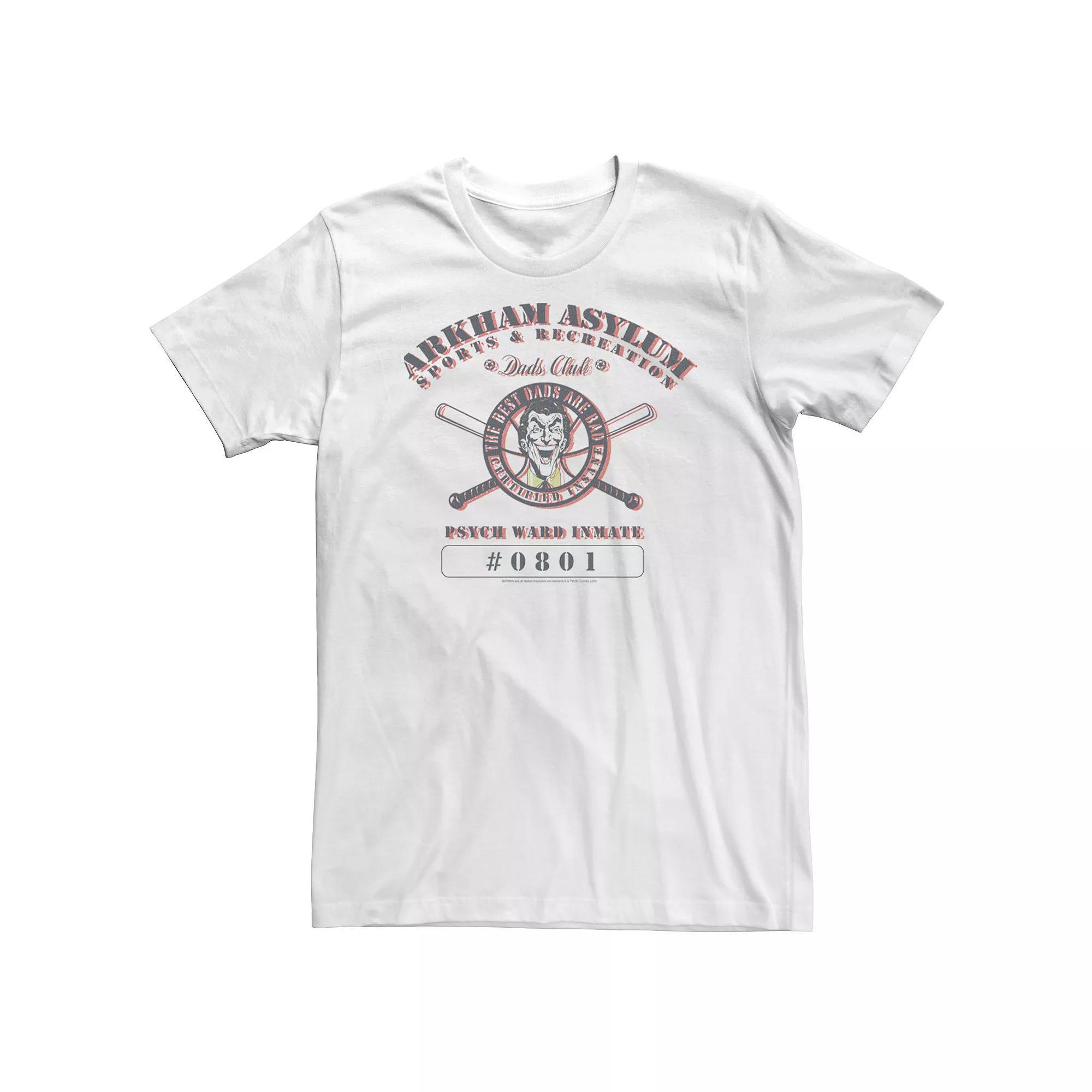 Big & Tall DC Comics Batman Joker Arkham Asylum Dad Tee, Mens Product Image