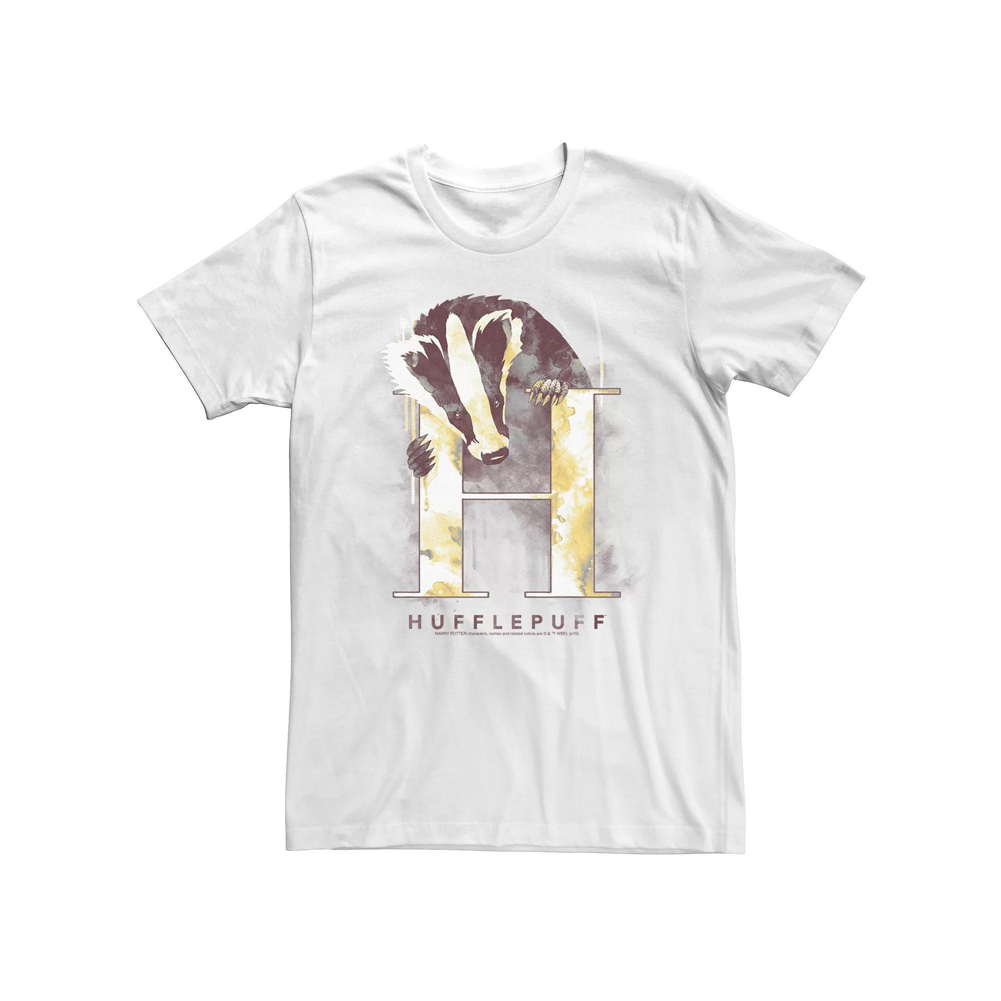 Men's Harry Potter Hufflepuff Logo Tee, Size: XXL, White Product Image