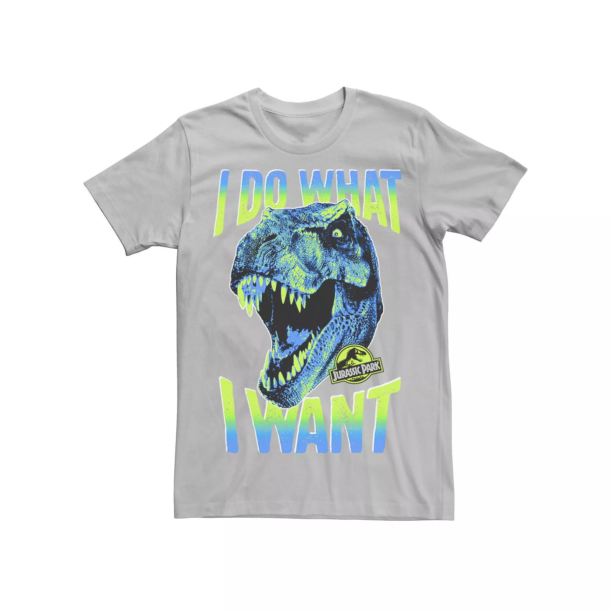 Mens Jurassic Park T-Rex I Do What I Want Tee Product Image